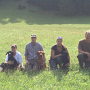 Gruppenfoto des Elderwood A-Wurfs mit 6 Monaten <br />Anakin - Anouk - Ace - Annie - Andorra - Shadow - Balou 